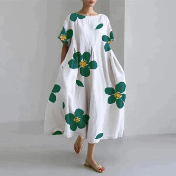 Prinsesa | Elegant dress with floral print